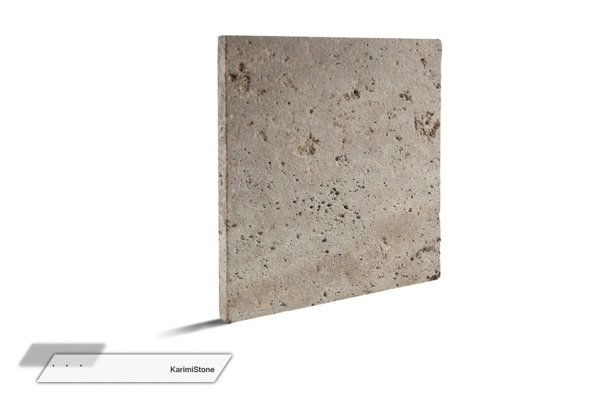 Beige Travertine Cruscut Sandblasted 1200.800 – 01