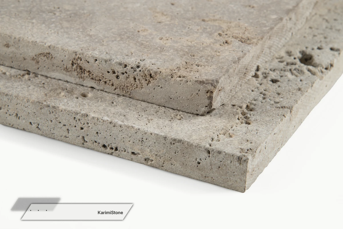 Beige Travertine Cruscut Sandblasted 1200.800 – 05