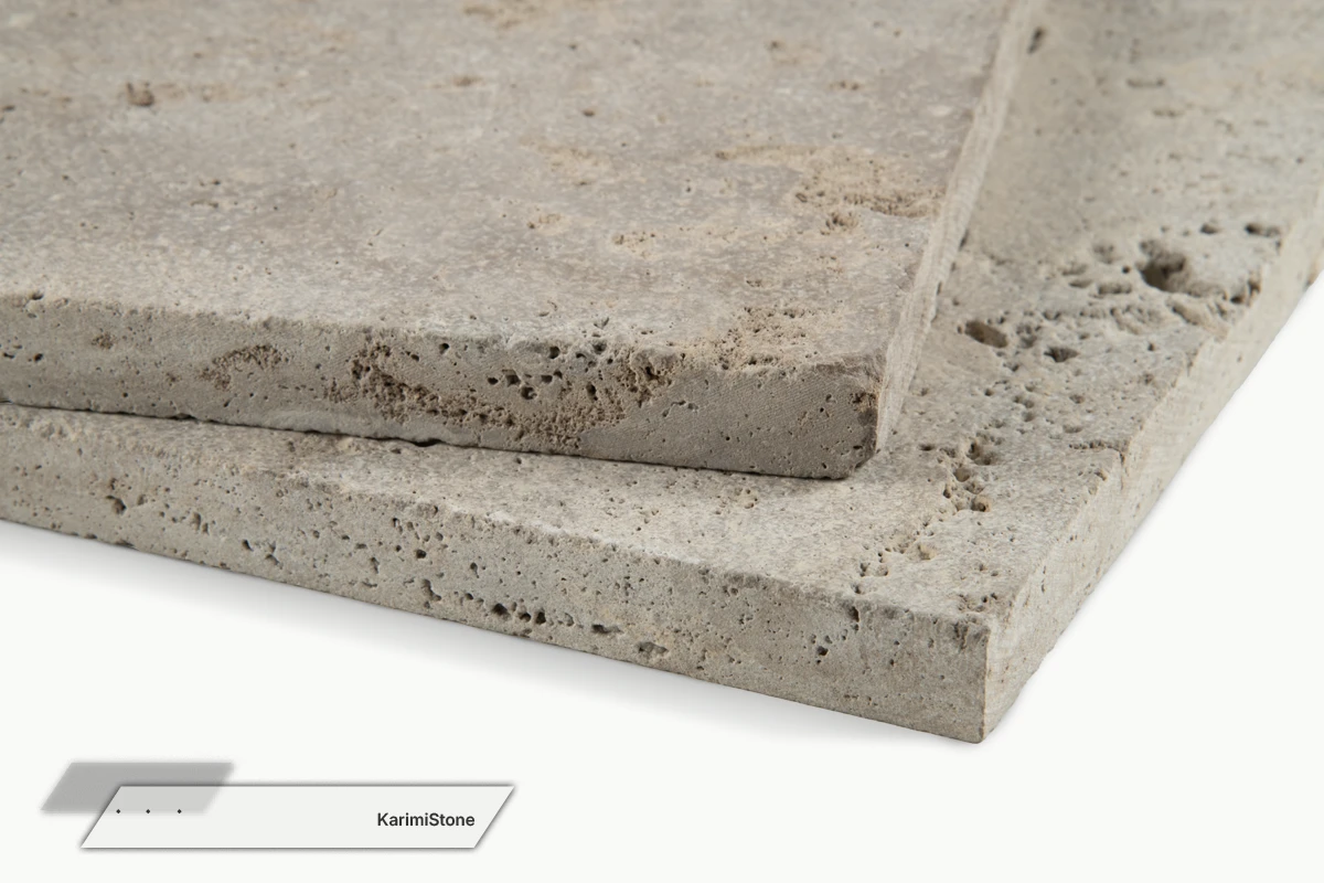 Beige Travertine Cruscut Sandblasted 1200.800 – 06