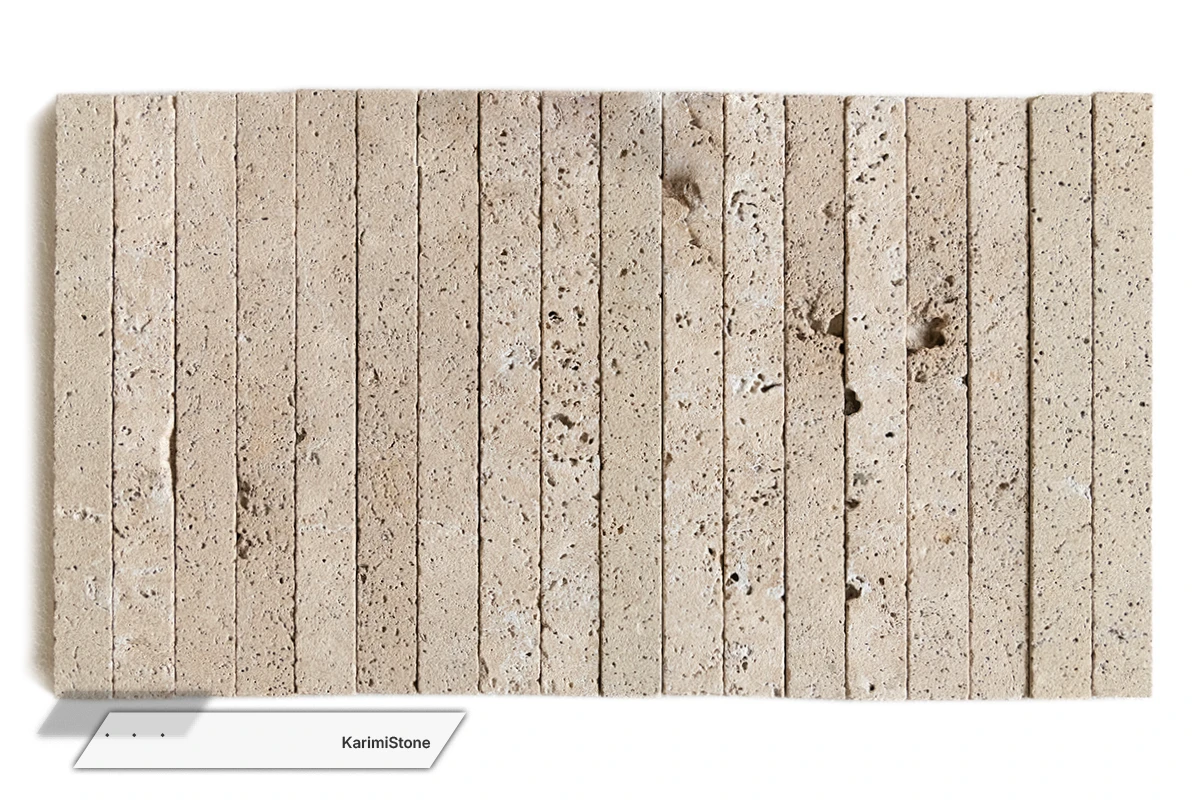 Travertine Beige Cross-cut Sandblasted 1200.800 – 04