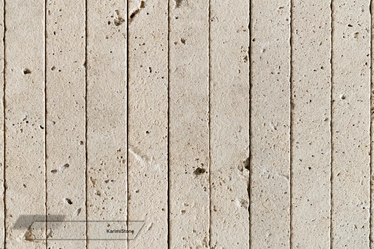 Travertine Beige Cross-cut Sandblasted 1200.800 – 09