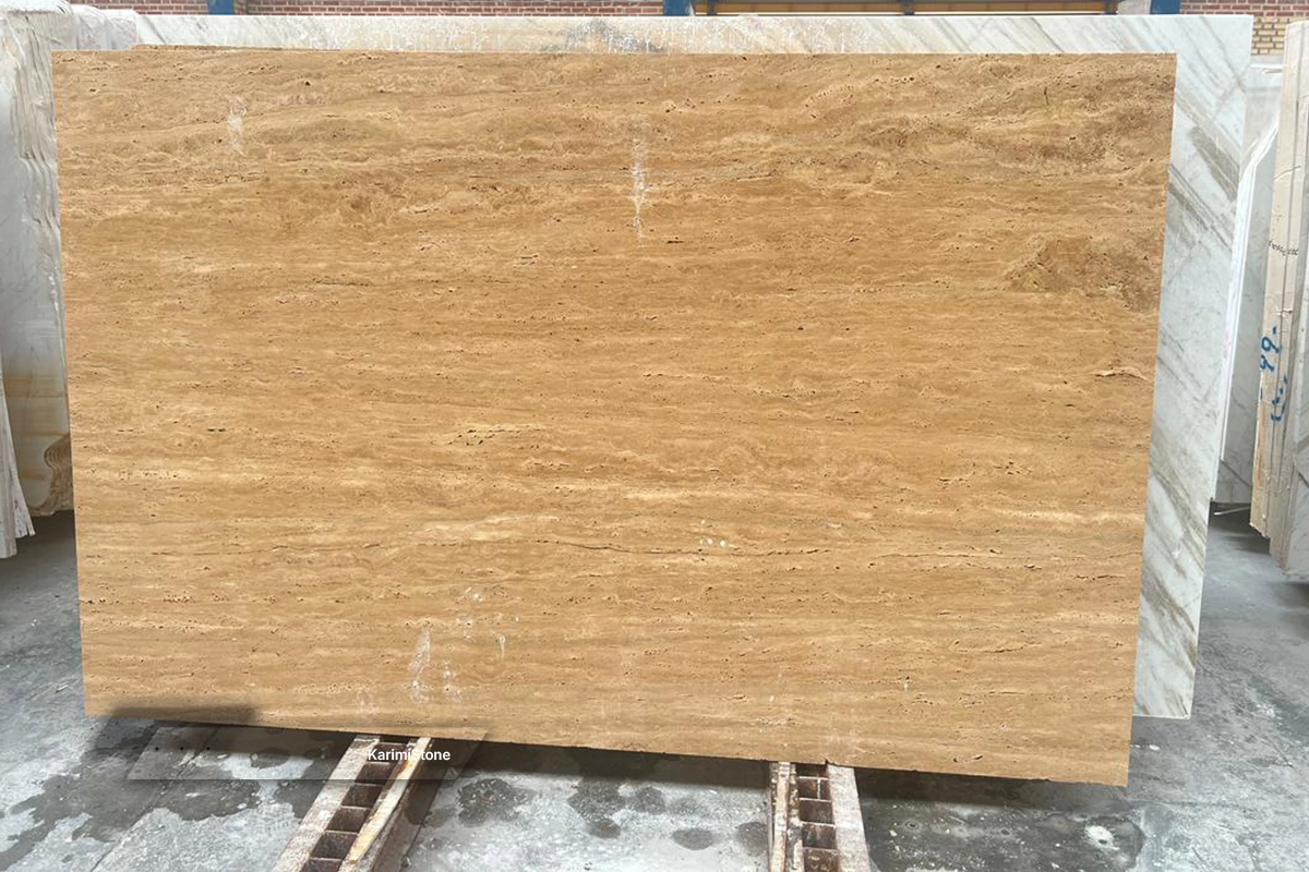 Beige Travertin polished 05