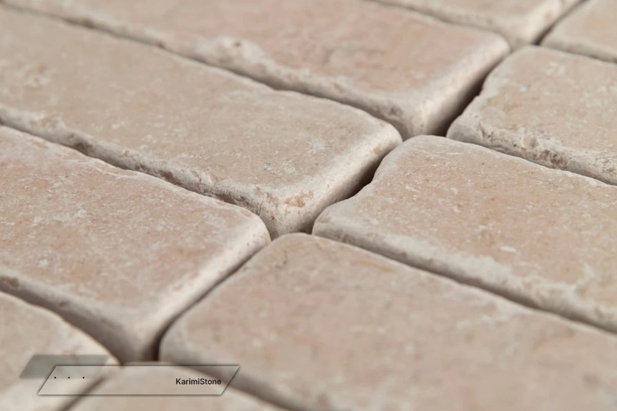 Marble Pink Honed & Tumbled 1200.800 – 03