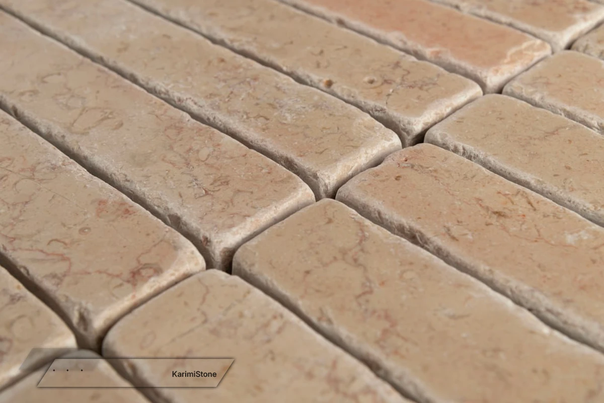 Marble Pink Honed & Tumbled 1200.800 – 07