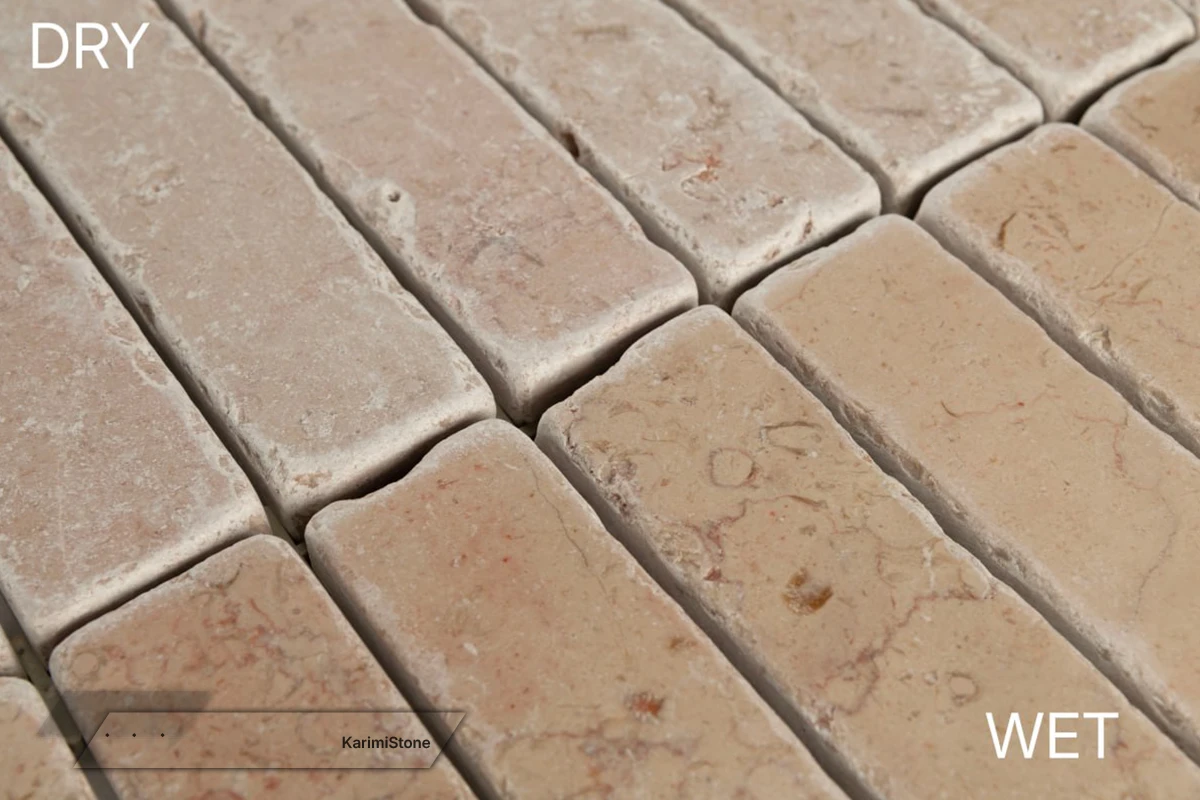 Marble Pink Honed & Tumbled 1200.800 – 09