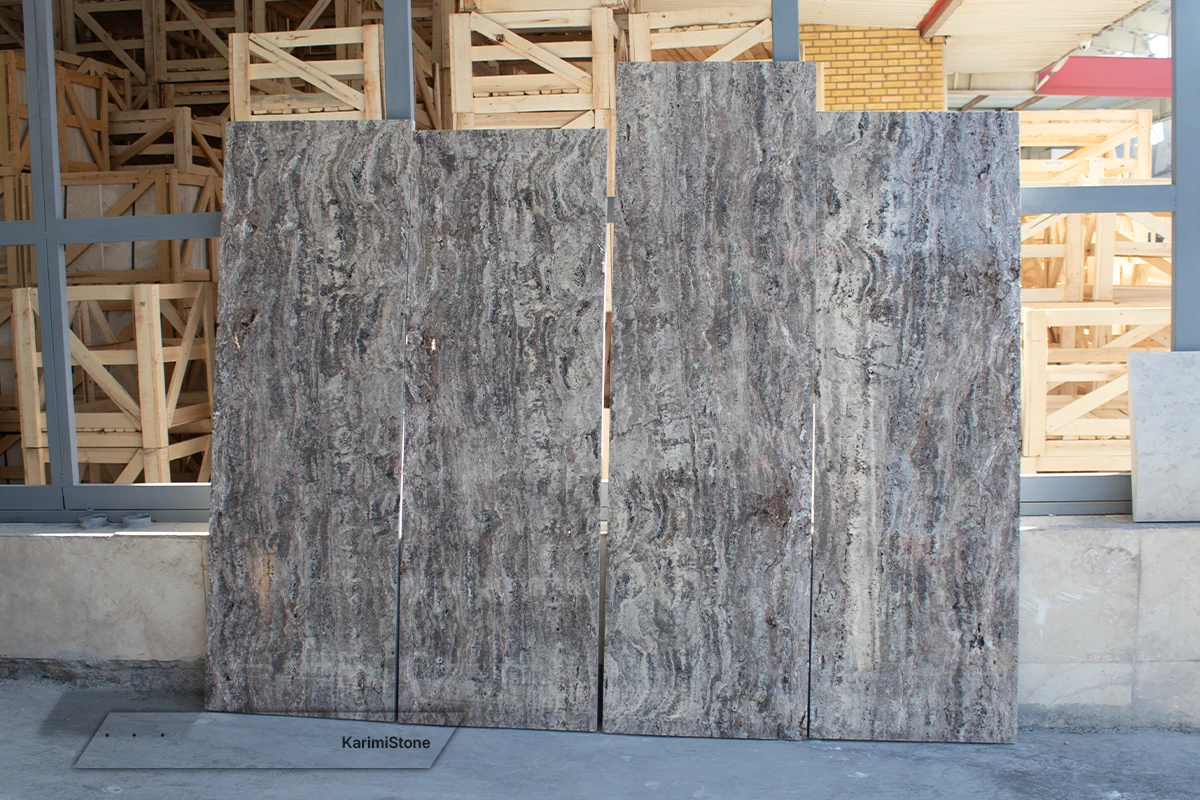Silver TravertineVin cut Polished 1200.800 – 03