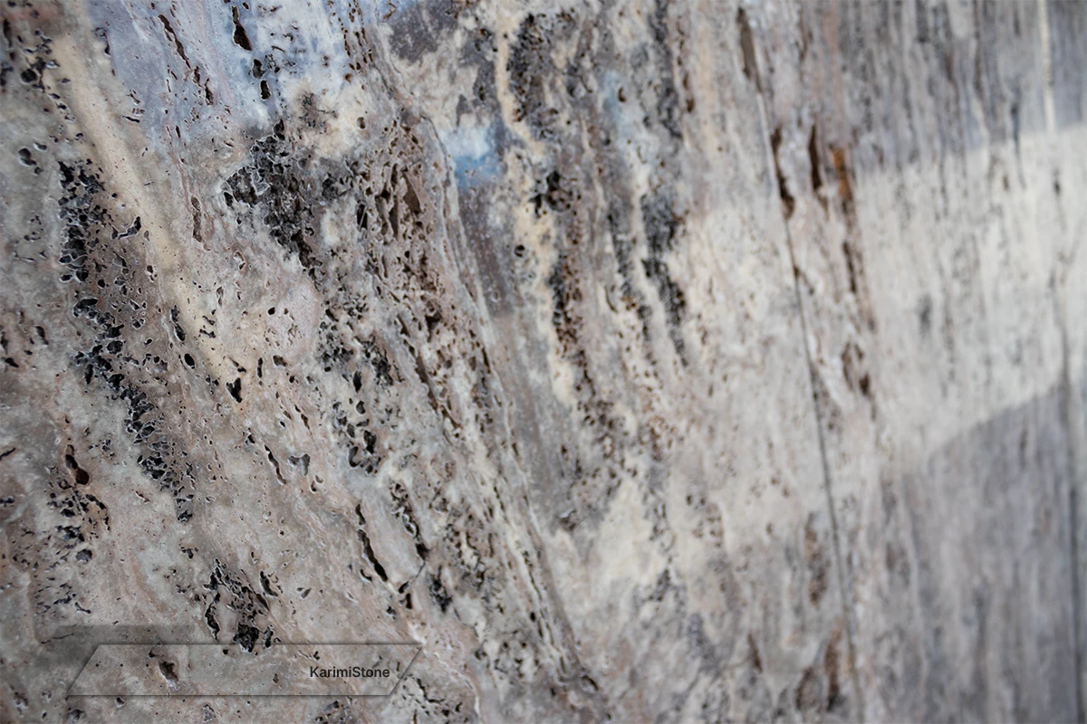 Silver TravertineVin cut Polished 1200.800 – 08