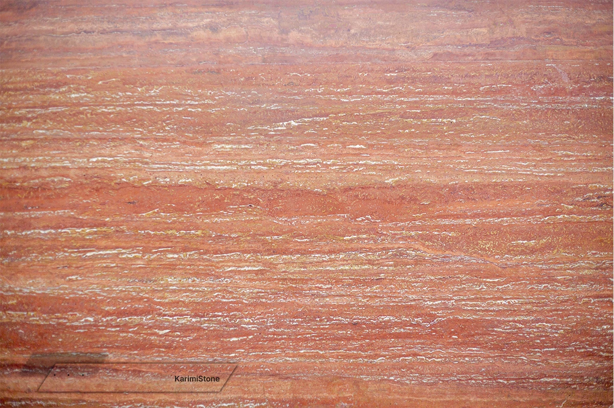 Travertine Red Vein-cut Honed 1200-800 – 01