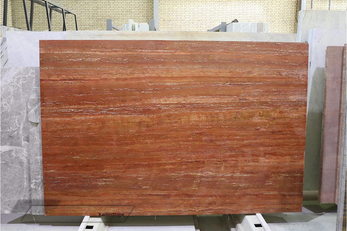 Travertine Red Vein-cut Honed 1200-800 – 05