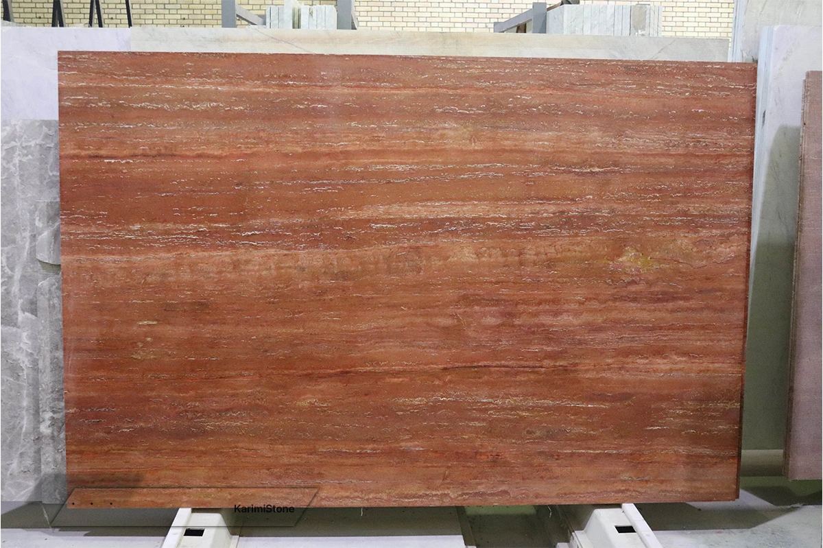 Travertine Red Vein-cut Honed 1200-800 – 06