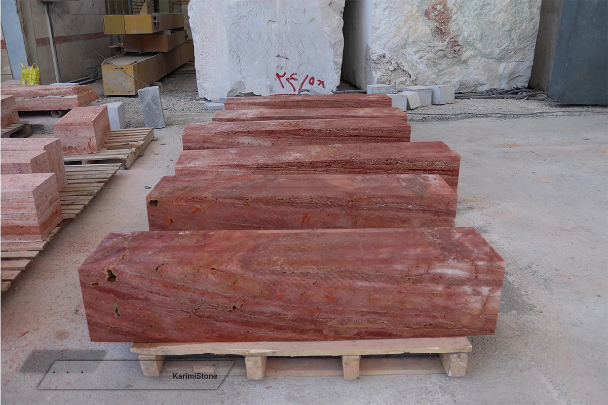 Travertine Red Vein-cut Saw cut 1200.800 – 02