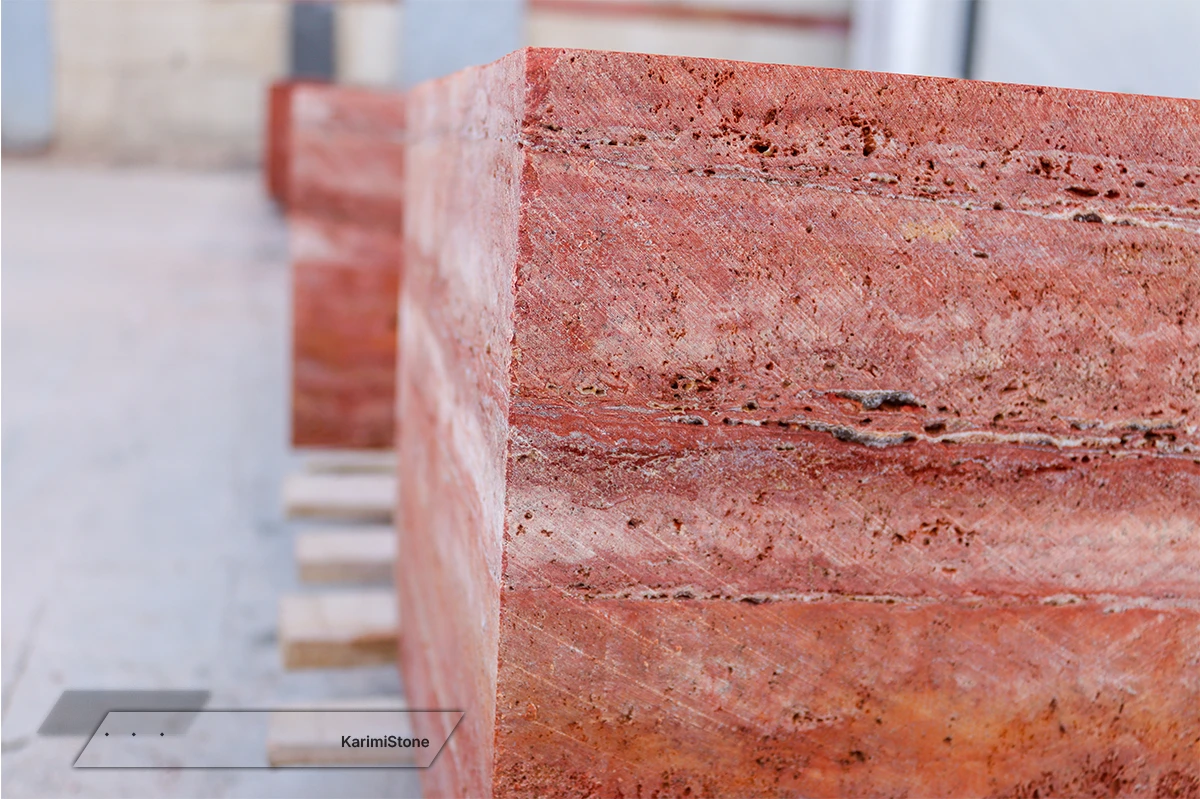 Travertine Red Vein-cut Saw cut 1200.800 – 03