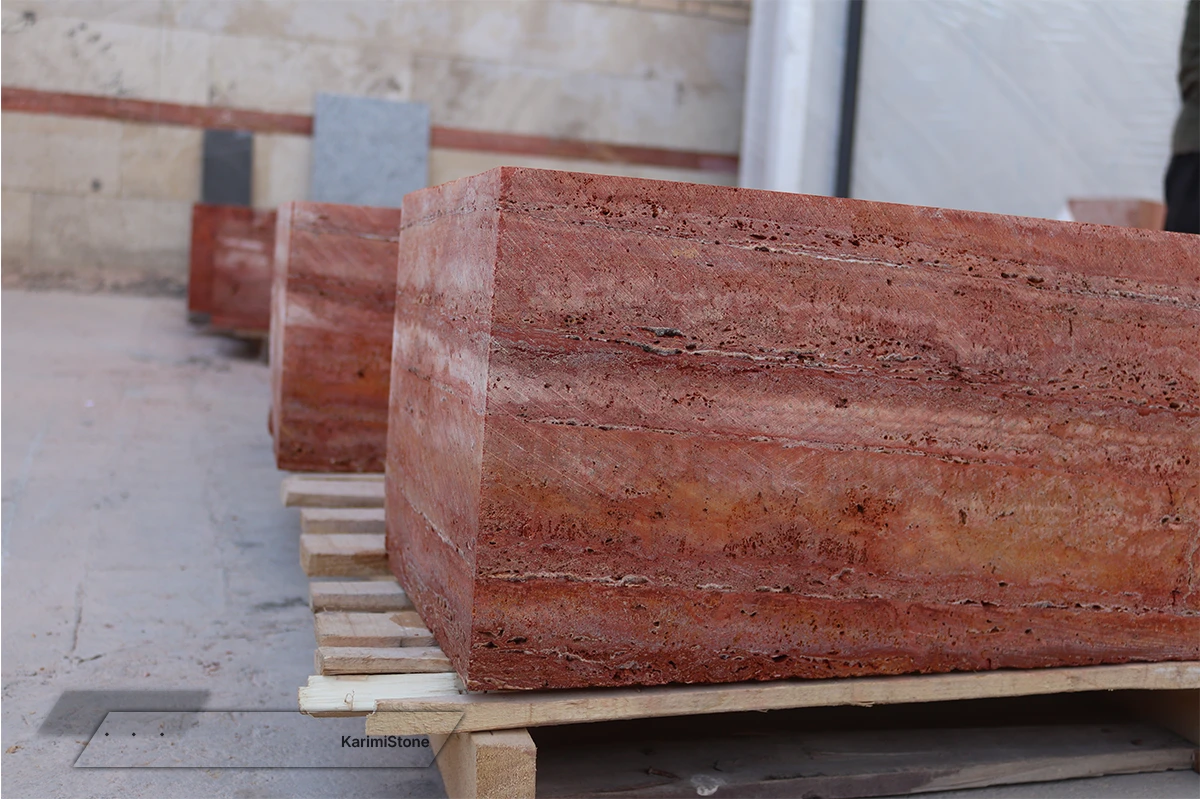 Travertine Red Vein-cut Saw cut 1200.800 – 04
