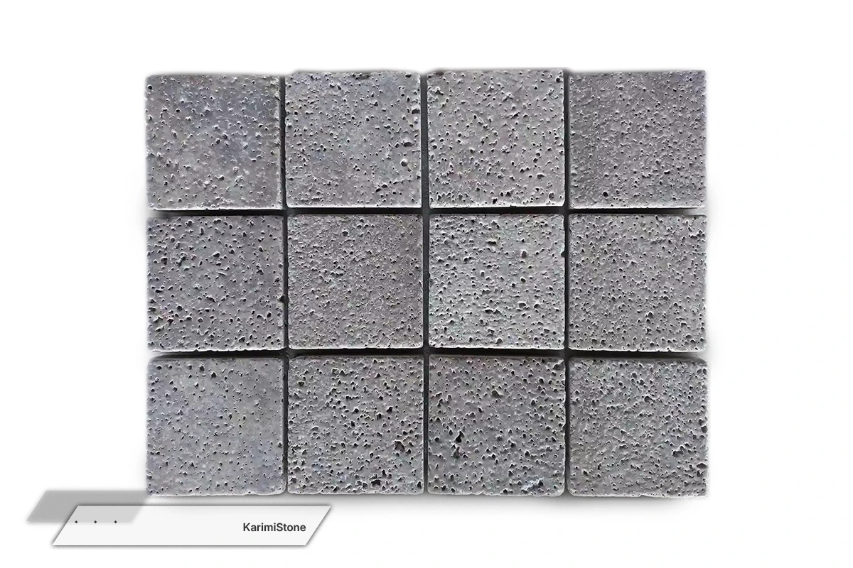 Travertine Silver Cross-cut Sandblasted & Brushed 1200.800 – 05