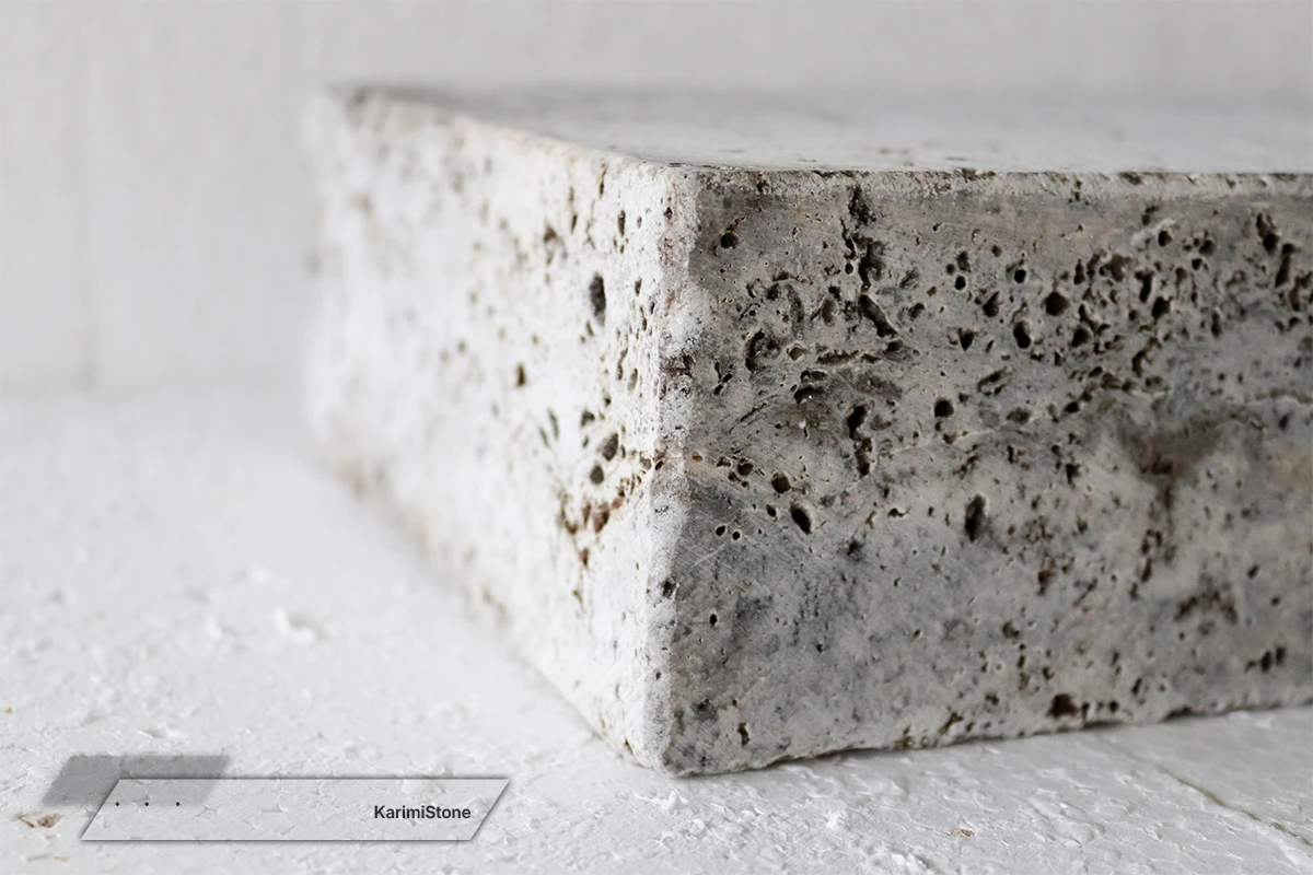 Travertine Silver Cross-cut Saw-cut 1200.800 – 010