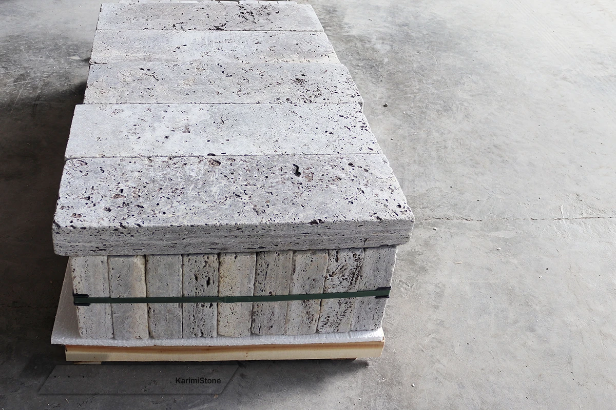 Travertine Silver Cross-cut Saw-cut 1200.800 – 03