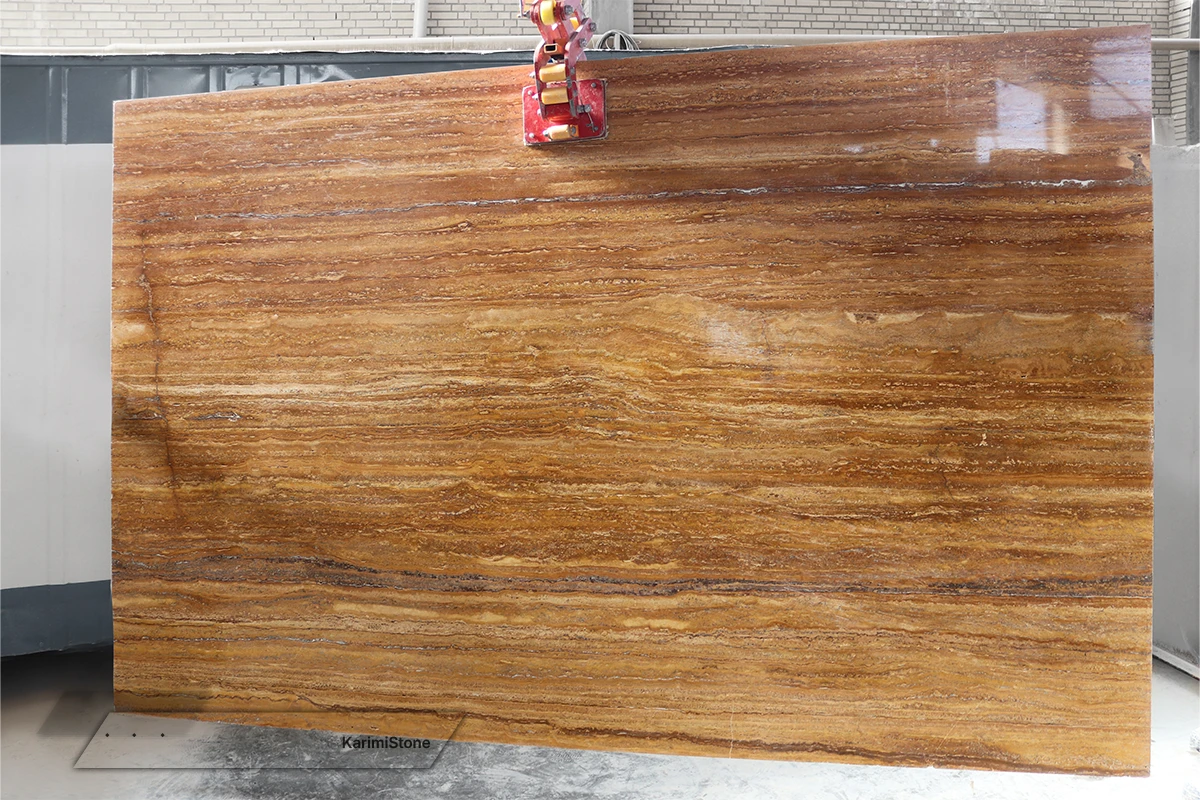 Travertine Yellow Vein-cut Polished 1200.800 – 01