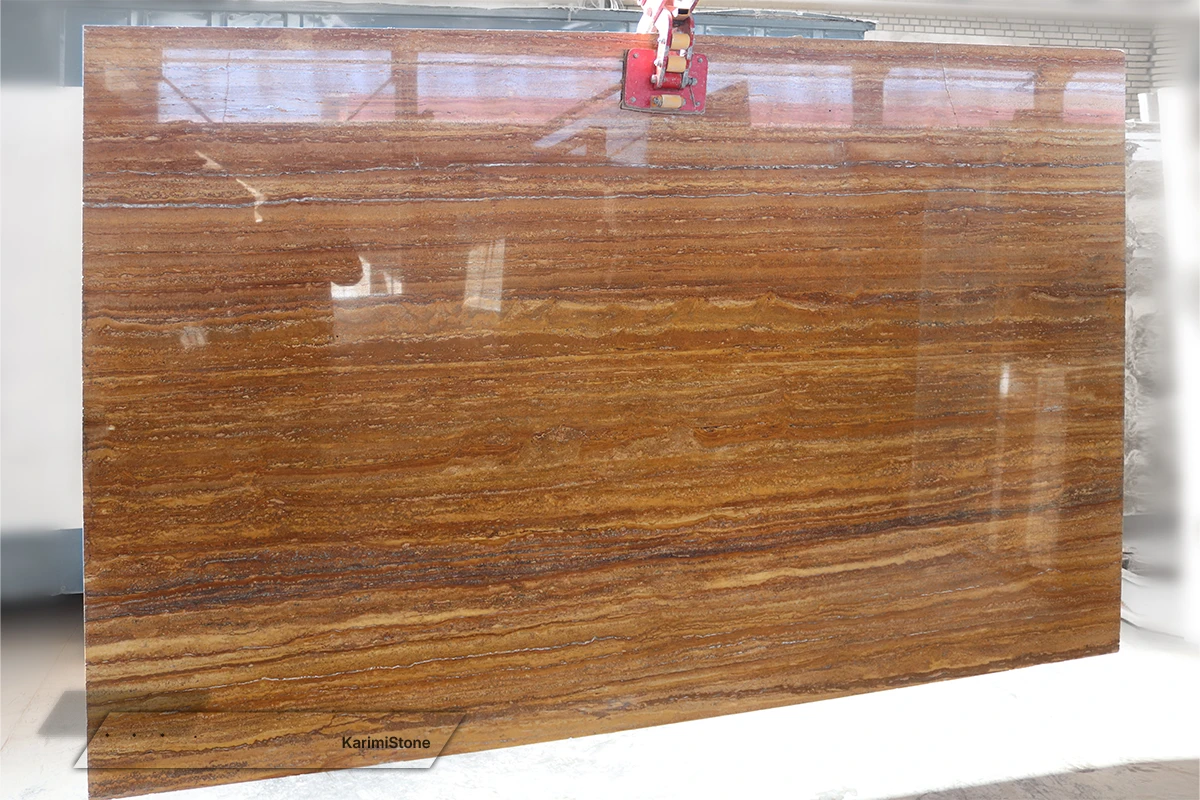 Travertine Yellow Vein-cut Polished 1200.800 – 010