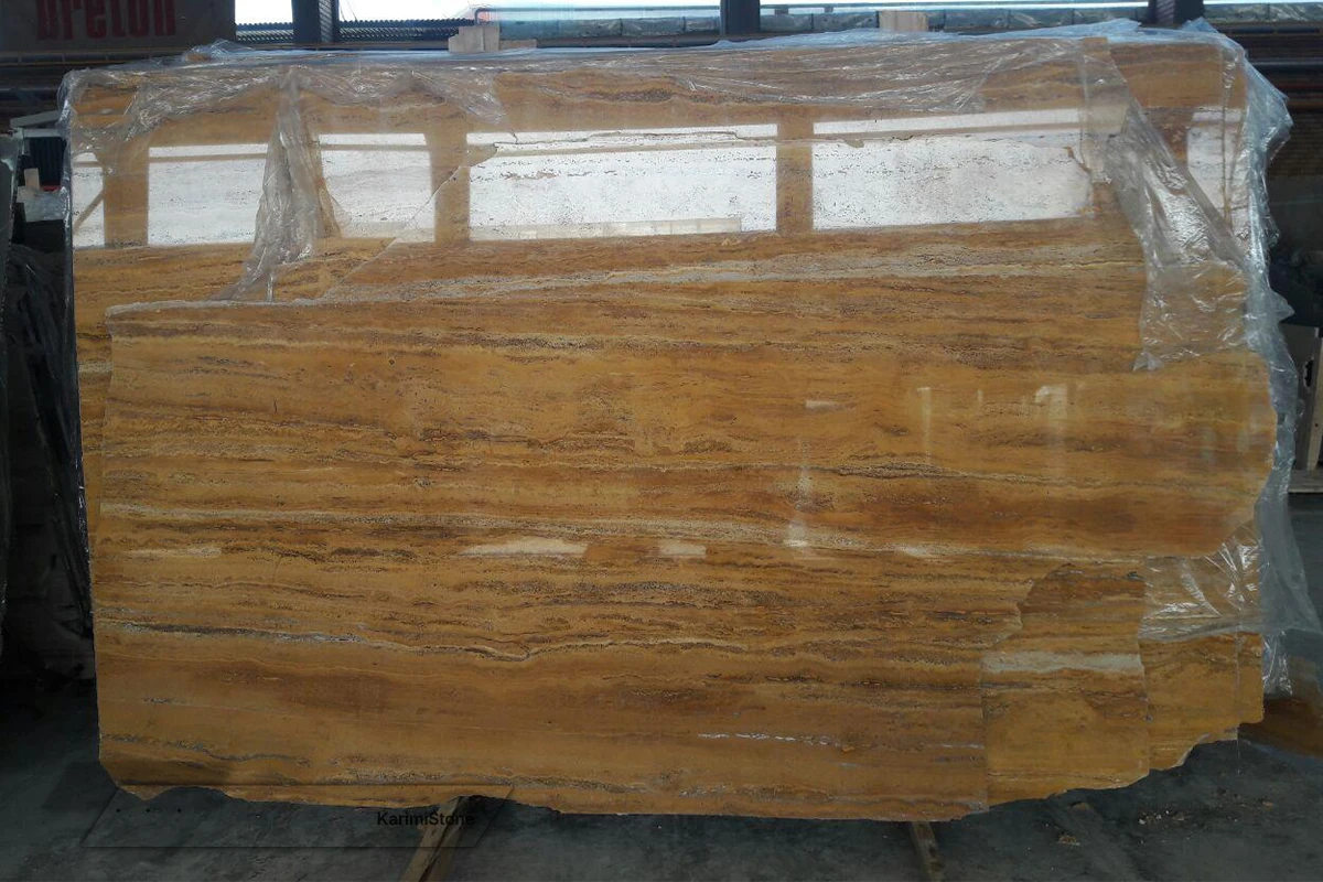 Travertine Yellow Vein-cut Polished 1200.800 – 03
