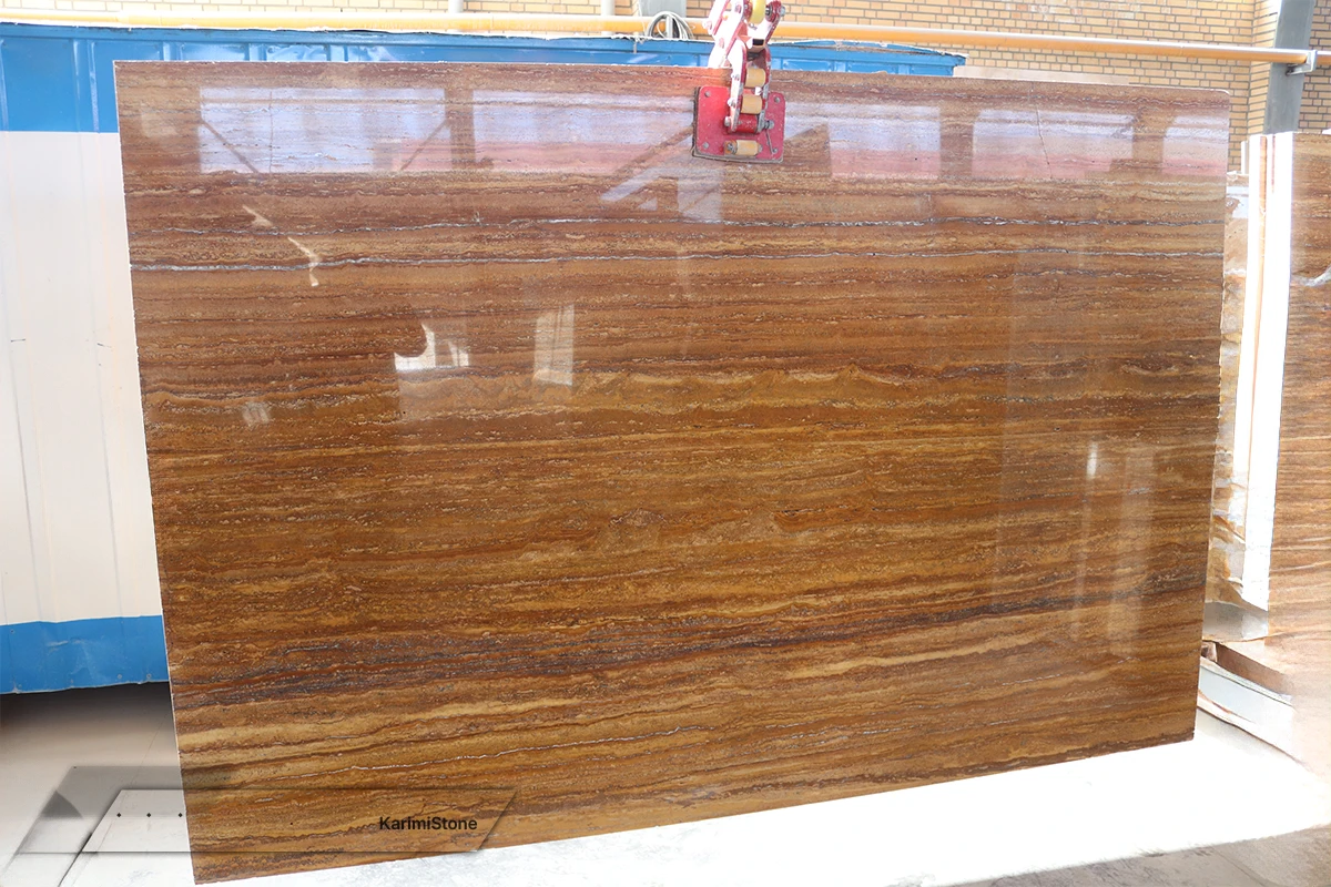 Travertine Yellow Vein-cut Polished 1200.800 – 06