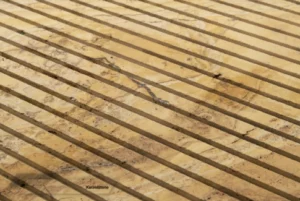 Yellow Travertine Grooved