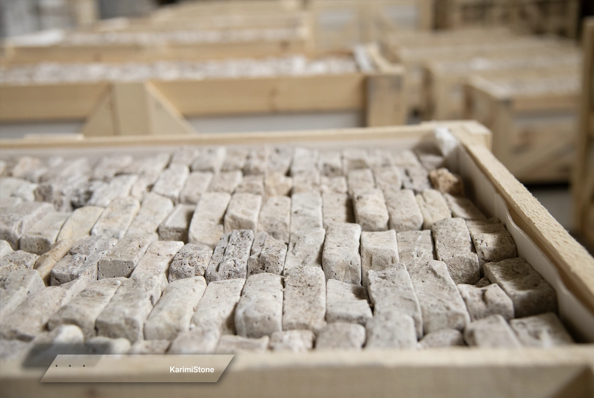 travertine begie honed cubble 1